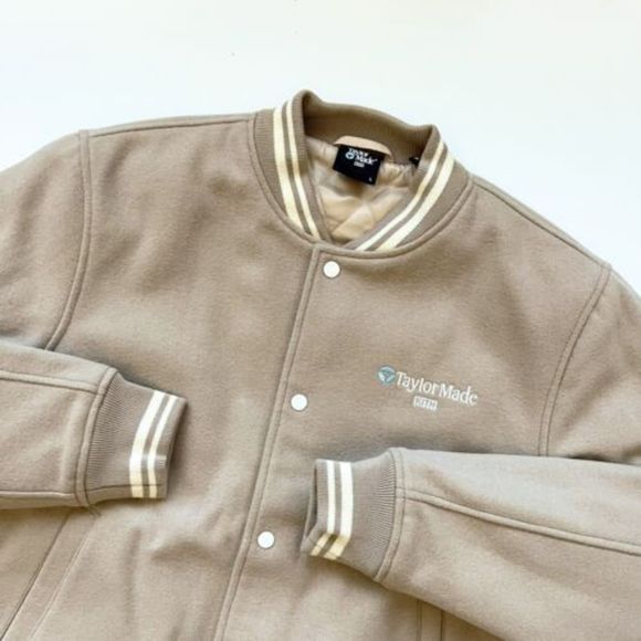 Kith Other - KITH x Taylormade Golf Tour Varsity Jacket - Large Wool Made In Italy Rare